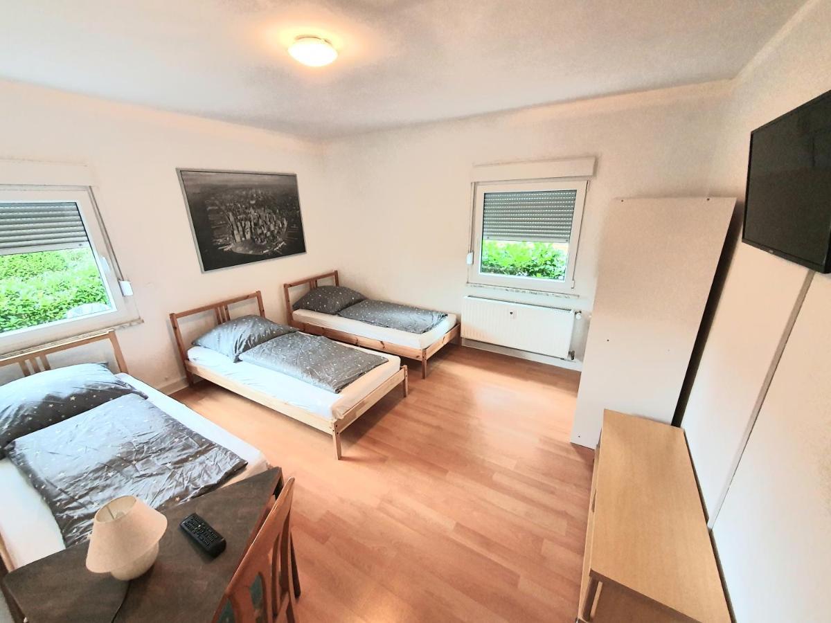 Lieblingsmensch Oberhausen Mit Terrasse Apartment Bagian luar foto